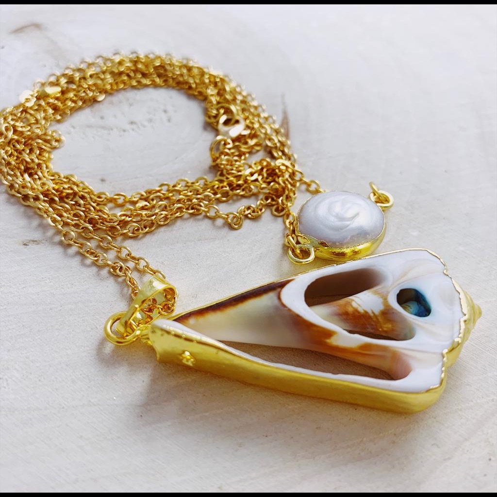Playa Azul Double Chain Necklace